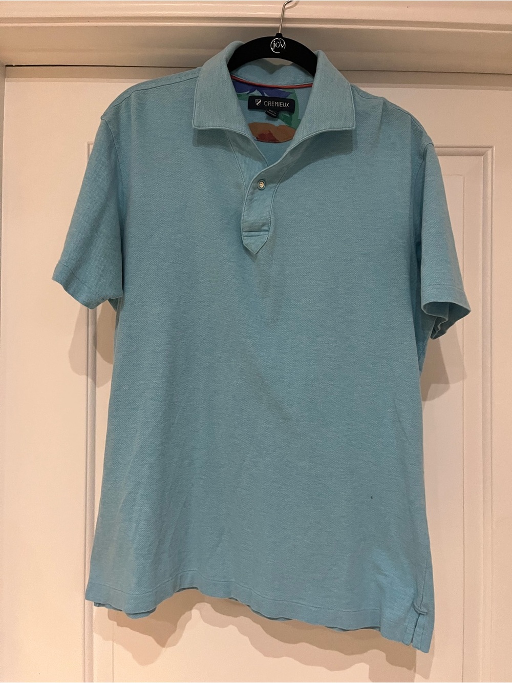 Daniel Cremieux Men's Aqua Polo Shirt